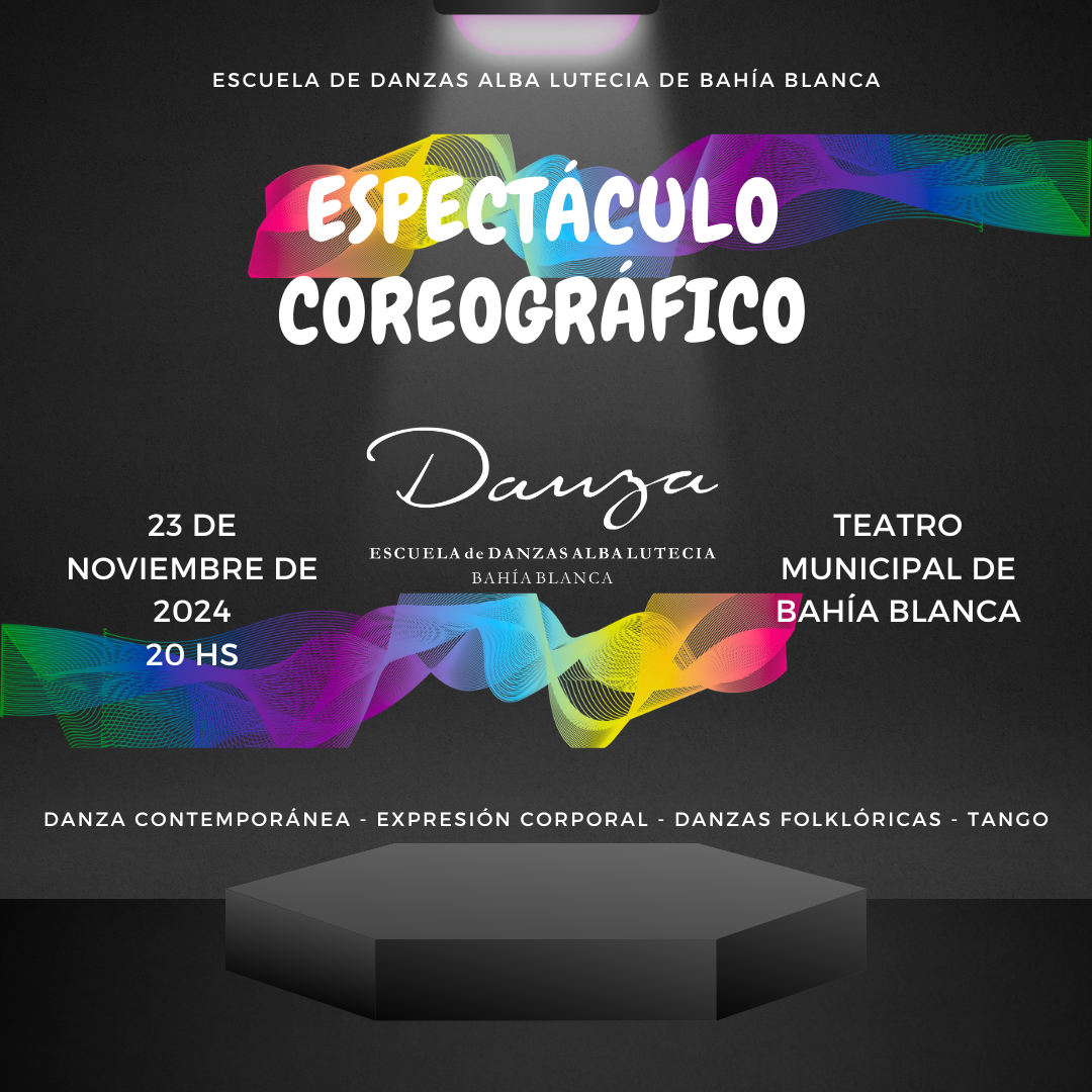 DÍA: SÁBADO 23 DE NOVIEMBRE – HORA: 20:00 hs. – LUGAR: TEATRO MUNICIPAL